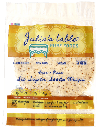 Julia'S Table Free & Pure Super Seed Wraps