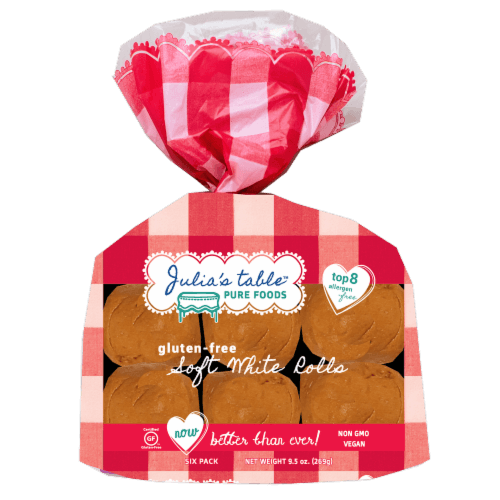 Julia'S Table Gluten Free Soft White Rolls