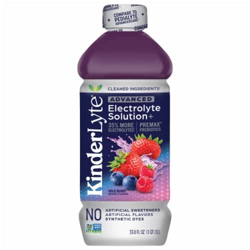 Kinderlyte Advanced Natural Wild Berry Electrolyte Solution Drink