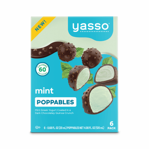 Yasso Poppables Mint  Greek Yogurt Bites