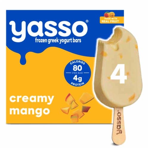 Yasso Creamy Mango  Greek Yogurt Bars