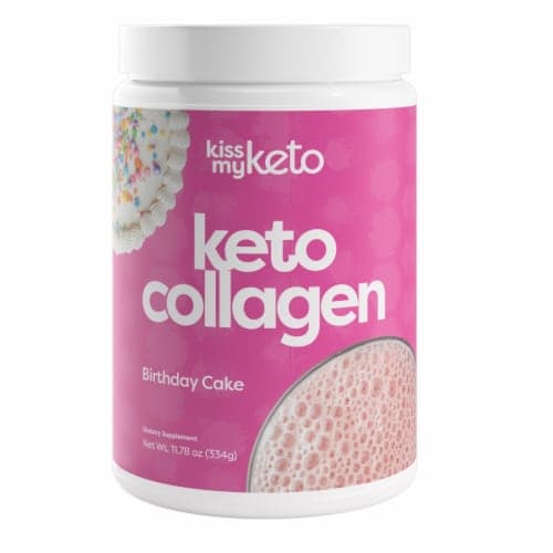 Kiss My Keto Birthday Cake Collagen Supplement
