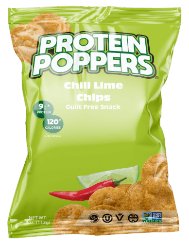 Protein Poppers Chili Lime Chips