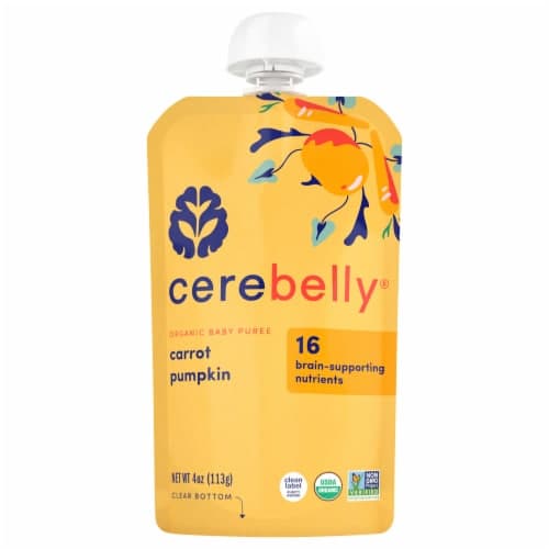 Cerebelly Stage 2 Organic Carrot Pumpkin Baby Food