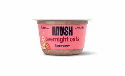 Mush Strawberry Overnight Oats