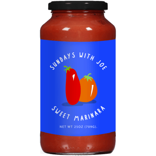 Sundays With Joe Sweet Marinara Sauce