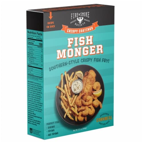 Fire & Smoke Society Crispy Coatings Fish Monger Seasoned Batter Mix