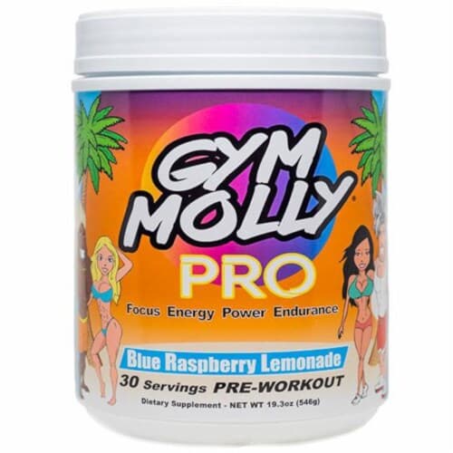 Gym Molly Pro Blue Raspberry Lemonade Pre-Workout