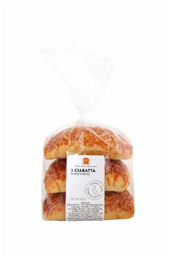 Rockenwagner Bakery 3 Cheese Ciabatta Roll