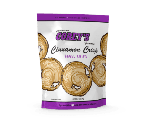 Corey'S Cinnamon Crisp Bagel Chips