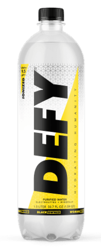 Defy Alkaline 9.5+ Ph Purified Bottled Water