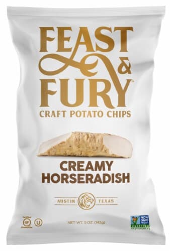 Feast & Fury Creamy Horseradish Craft Potato Chips
