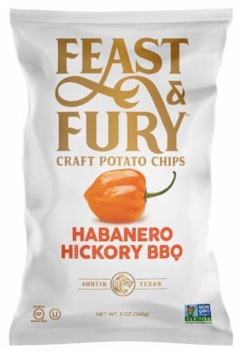 Feast & Fury Habanero Hickory Bbq Craft Potato Chips