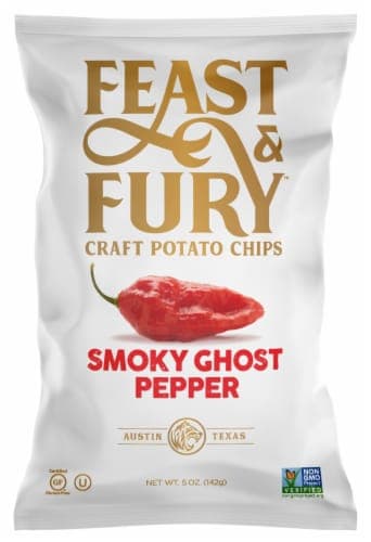 Feast & Fury Smoky Ghost Pepper Craft Potato Chips