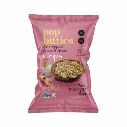 Mark'S Muchies Pop Bitties Pink Himalayan Sea Salt Ancient Grain Chips