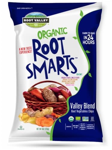 Root Valley Farms Root Smarts Organic Valley Blend Vegetable Chips