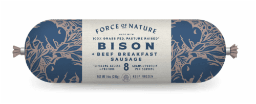 Force Of Nature Bison And Beef Breakfast Sausage