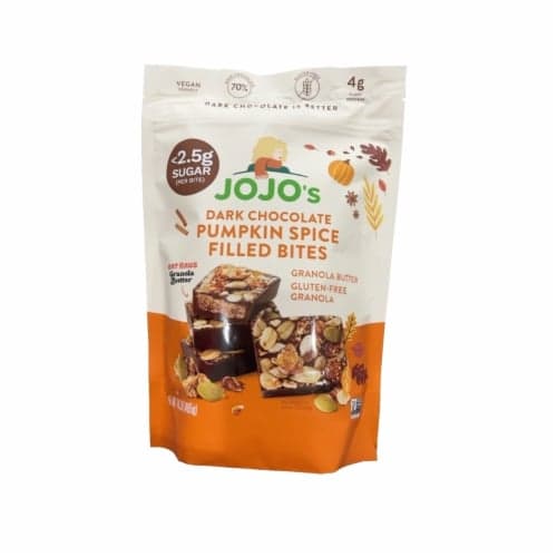 Jojo'S Dark Chocolate Pumpkin Spice Filled Bites