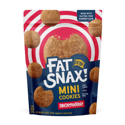 Fat Snax Almond Flour Snickerdoodle Mini Cookies