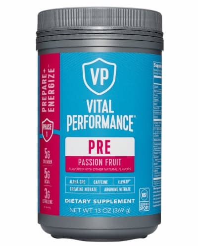Vital Performance Passion Fruit  Pre Workout Powder