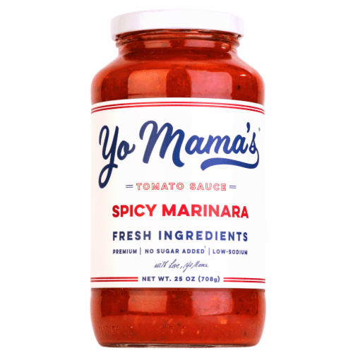 Yo Mamas Foods Tomato Sauce Spicy Marinara