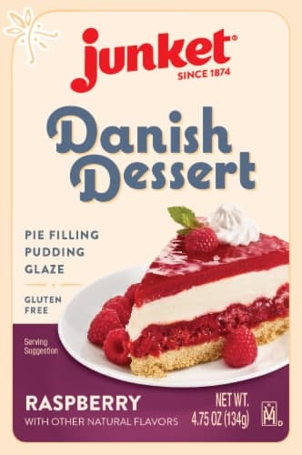 Junket Raspberry Danish Dessert