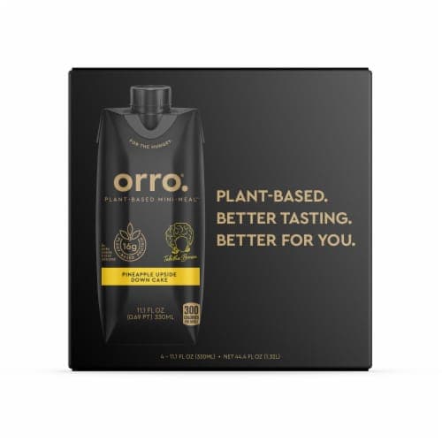 Orro. Pineapple Upside Down Cake Plant-Based Mini-Meal