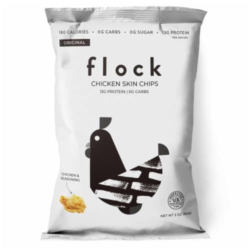 Flock Original Chicken Skin Chips