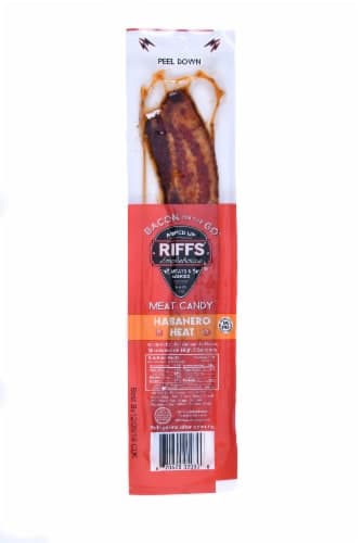 Riffs Smokehouse Bacon On The Go Habanero Heat Meat Candy