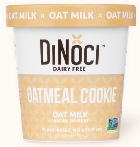 Dinoci Dairy Free Oatmeal Cookie With Oat Milk Base  Dessert