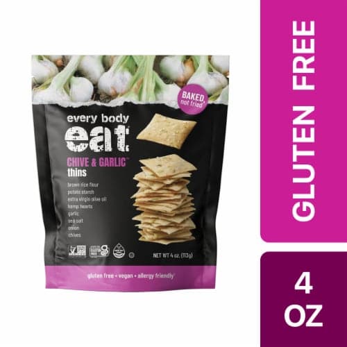 Every Body Eat Chive & Garlic Thins