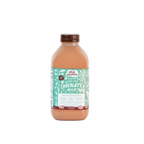 Zeal Creamery Grass Fed Pasture-Raised A2 100% Chocolate Milk