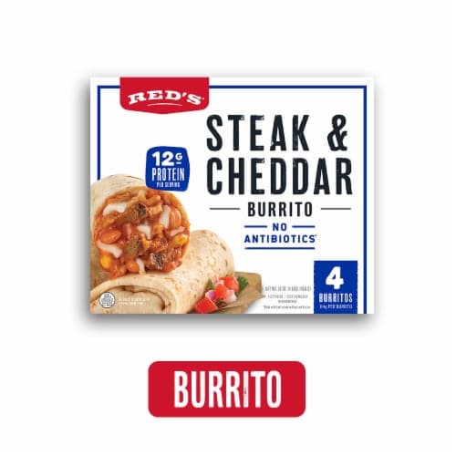 Red'S Steak & Cheddar  Burrito