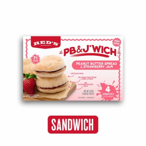 Red'S Pb&J'Wich Peanut Butter & Strawberry Jam