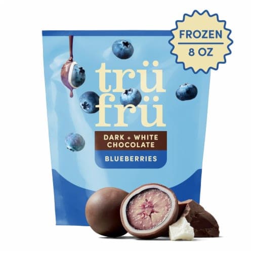 Tru Fru Blueberries In White & Dark Chocolate