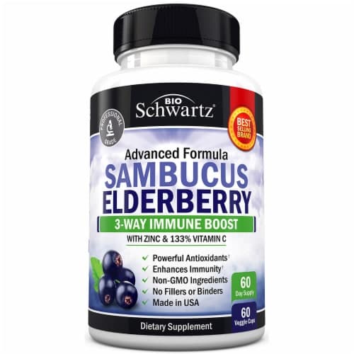 Bioschwartz Sambucus Elderberry With Zinc & Vitamin C Capsules