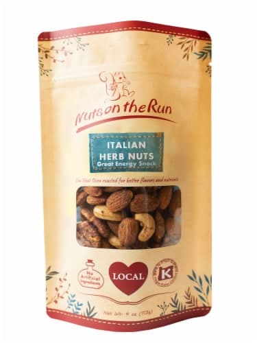 Nuts On The Run Italian Herb Mixed Nuts