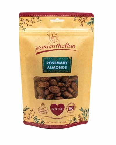Nuts On The Run Rosemary Almonds