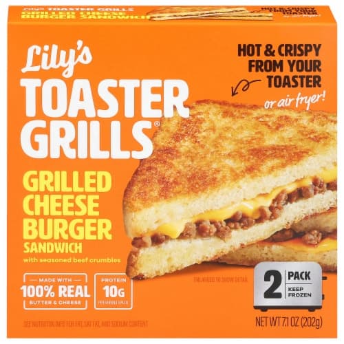 Lilys Toaster Grills Sandwich Grilled Cheeseburger