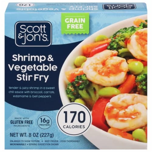 Scott & Jon'S Shrimp & Vegetable Stir Fry