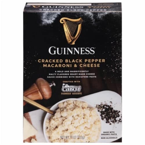 Guinness Cabot Cracked Black Pepper Macaroni & Cheese