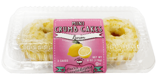 Mrs. W'S Wonderlicious Cakes Lemon Mini Crumb Cakes