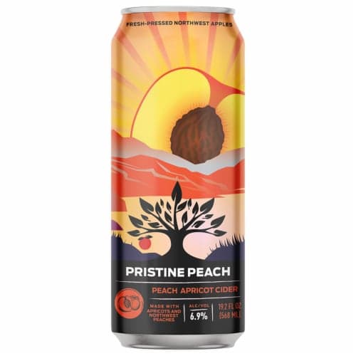 2 Towns Ciderhouse Pristine Peach Apricot Hard Cider Single