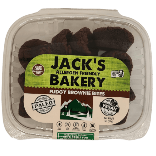 Jack'S Allergen Friendly Bakery Fudgy Brownie Bites