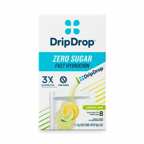 Drip Drop Dehydration Relief Fast Zero Sugar Lemon Lime