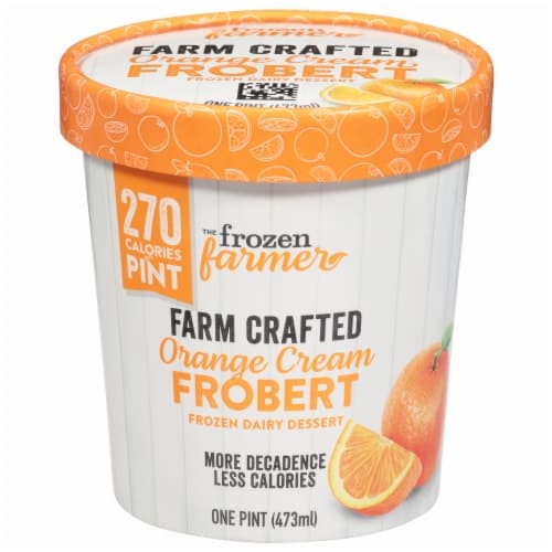 The  Farmer Orange Cream Frobert  Dairy Dessert