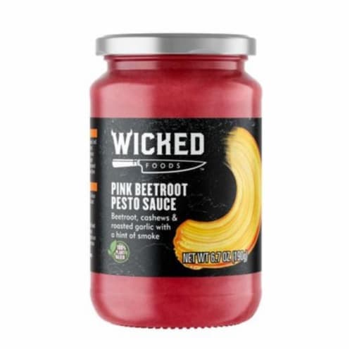 Wicked Foods Pink Beetroot Pesto Sauce