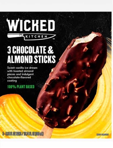 Wicked Kitchen Dairy Free Chocolate And Almond  Dessert Bars