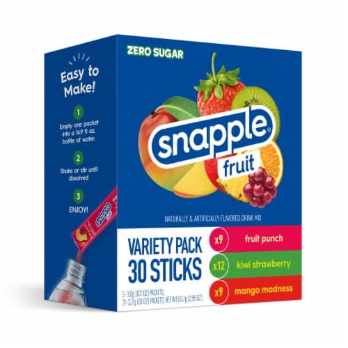 Snapple Fruit Variety Pack Flavored Drink Mix