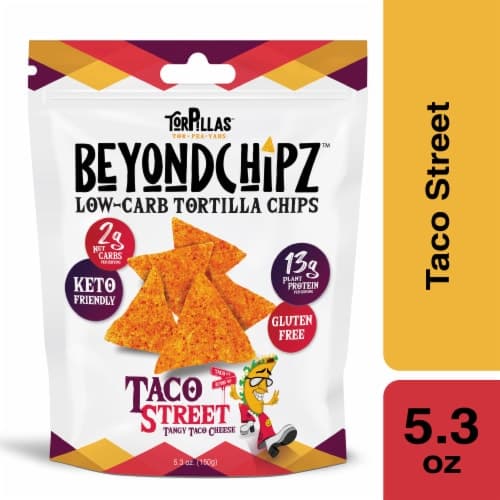 Beyondchipz Taco Street Low-Carb Tortilla Chips